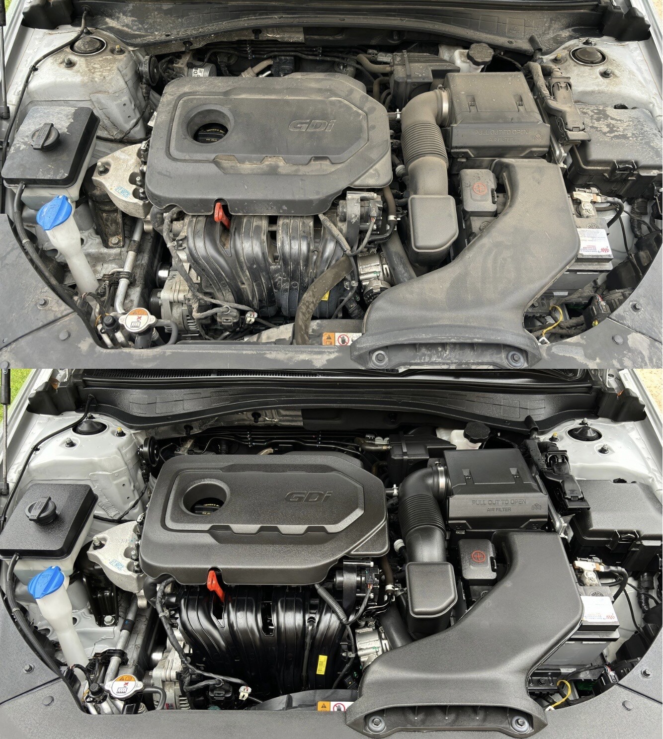 Engine Bay Detail Clean Car Wash and Plastic Restoration Safe
