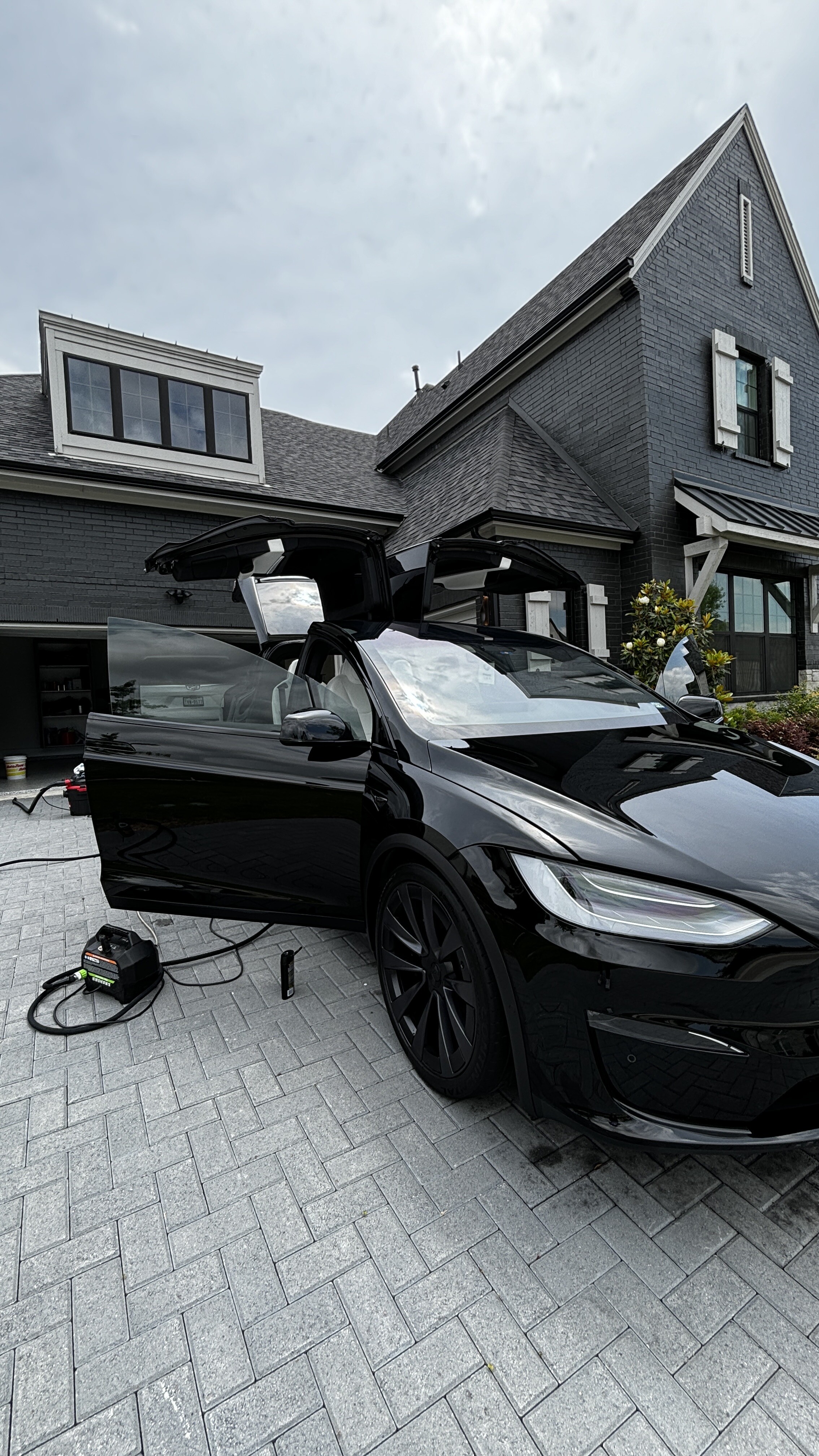 Tesla Model X Exterior Detail Clean Car Wash and Ceramic Sealant Protection