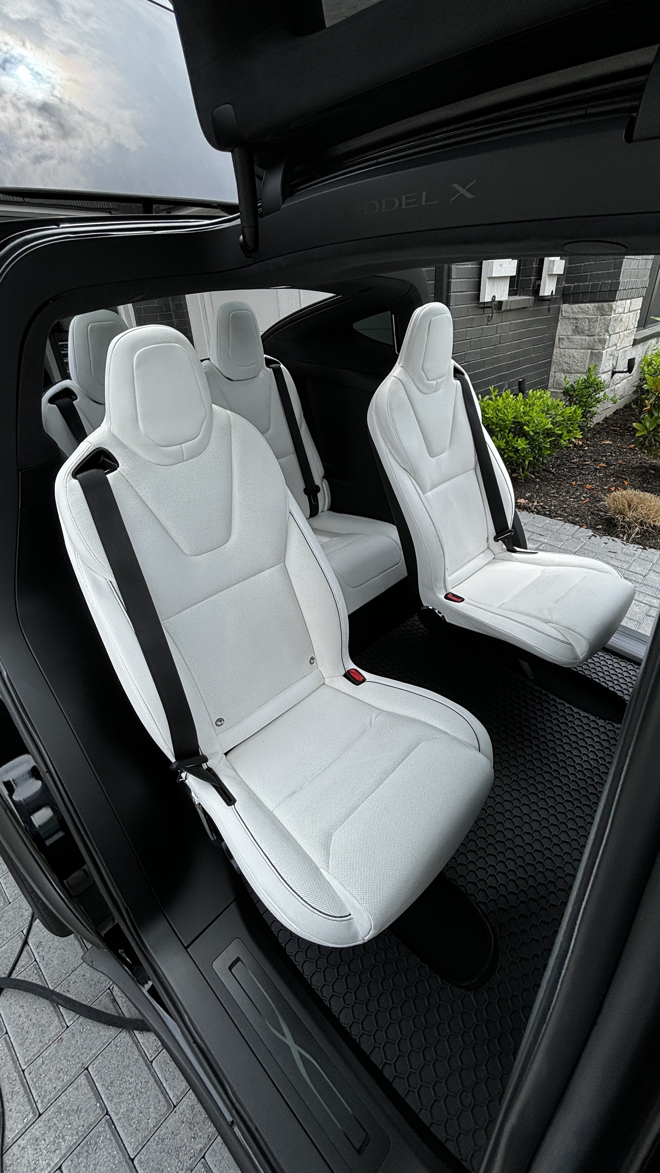 Tesla Model X Interior Seats Floor Matt Detail Wash