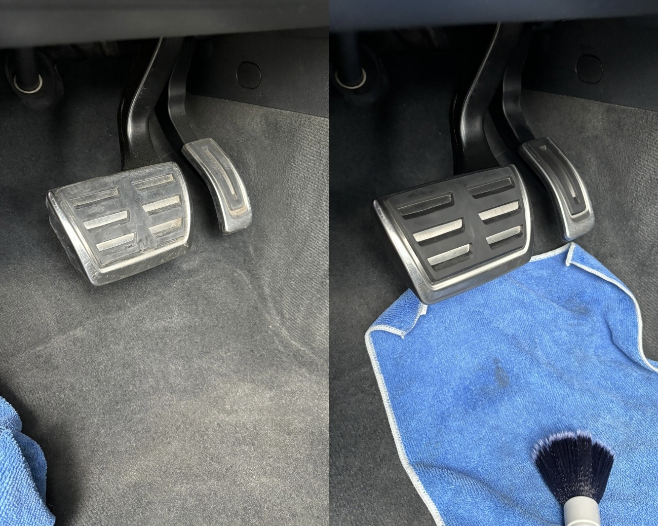 Car Pedals Interior Detail Clean Restoration